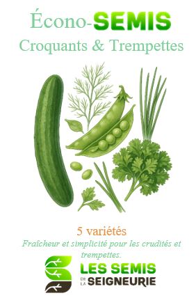 Écono-Semis - Croquants & Trempettes - Semences Québec | Les Semis de la Seigneurie