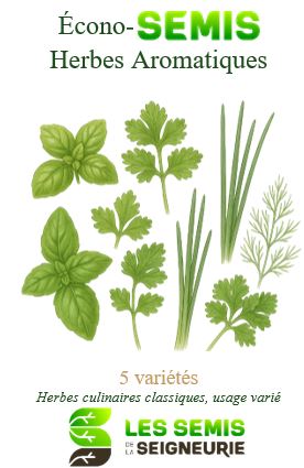 Écono-Semis - Herbes Aromatiques - Semences Québec | Les Semis de la Seigneurie
