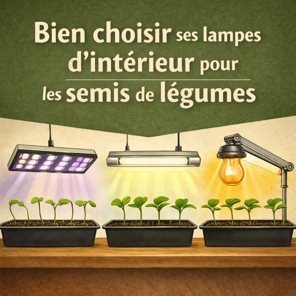 Quelle lumière choisir pour réussir ses semis en intérieur ?