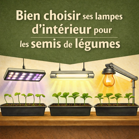 Quelle lumière choisir pour réussir ses semis en intérieur ?