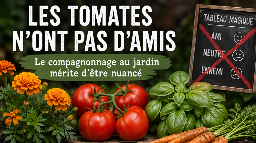 Les tomates n’ont pas d’amis : le compagnonnage au jardin mérite d’être nuancé