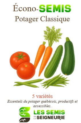 Écono-Semis - Potager Classique - Semences Québec | Les Semis de la Seigneurie