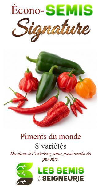 Écono-Semis Signature - Piments du Monde