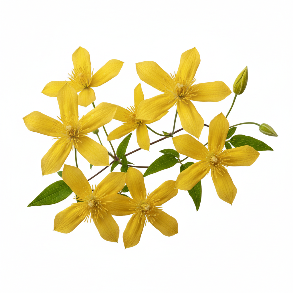 Clématite Jaune Tangutica - Semences Québec | Les Semis de la Seigneurie